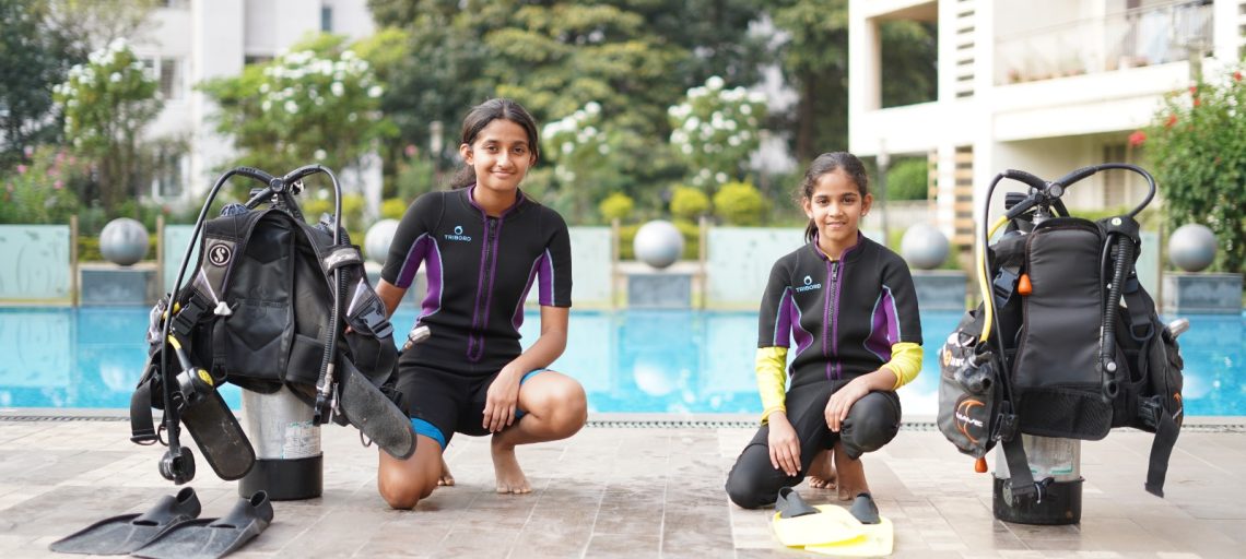 Depth Defying Duo: The World’s Youngest Scuba Diving Sisters – Ruchi Malve and Ovee Malve